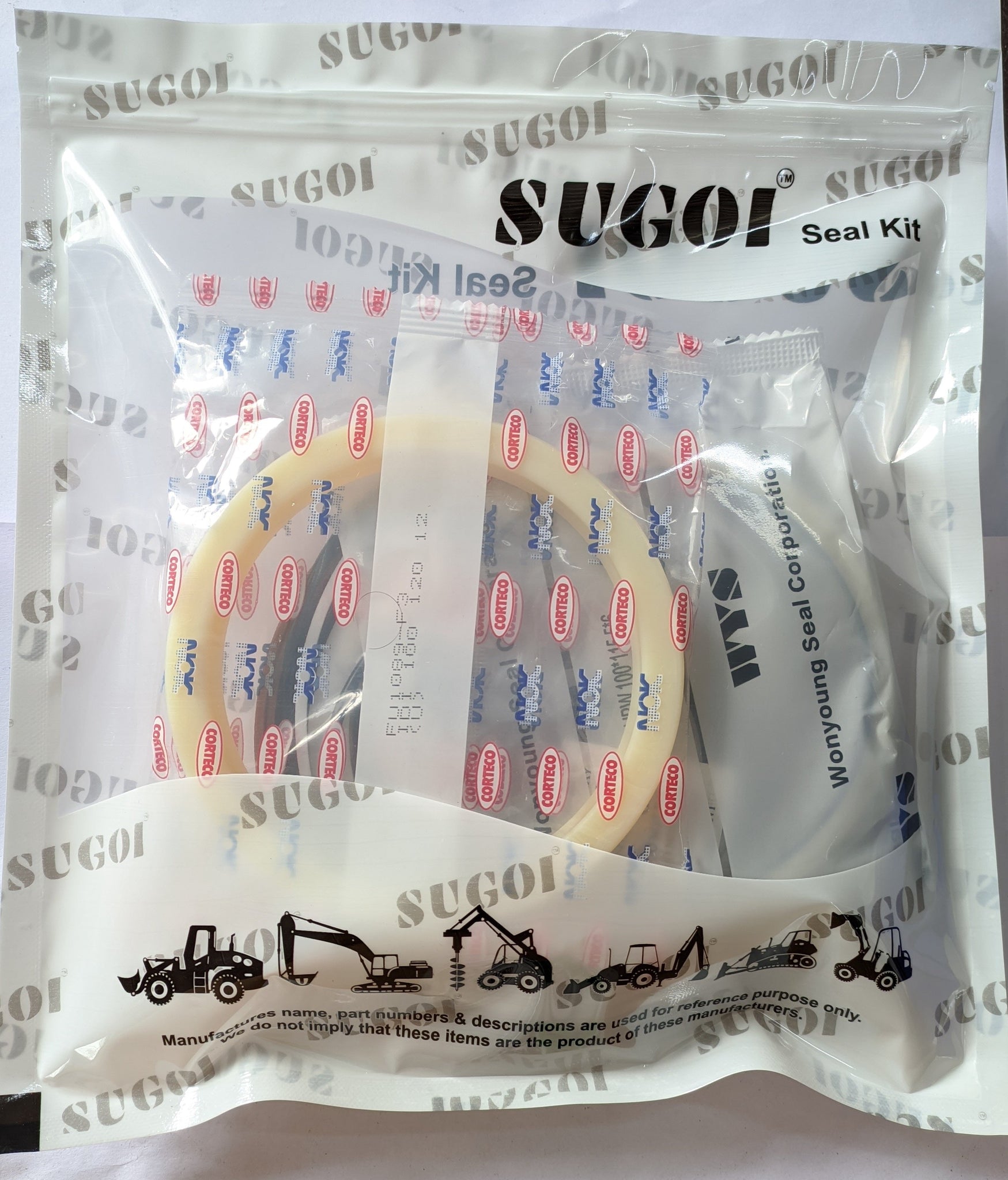 SUGOI Brand seal kit for R-210 SMART Bucket Cylinder (OEM Part Number: IDI (85x105x12))