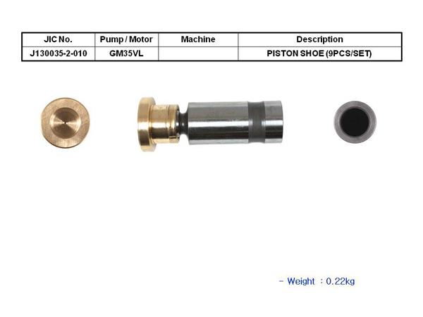 JIC GM35VL Piston (9 pieces/Set) - SealKitIndia.com