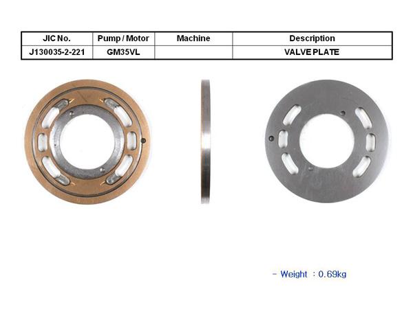 JIC GM35VL Valve Plate - SealKitIndia.com