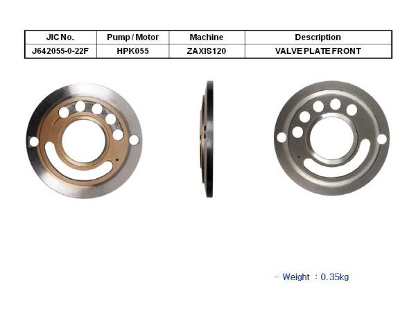 JIC HPK055 Cylider Block With Valve Plate Front (RH) - SealKitIndia.com