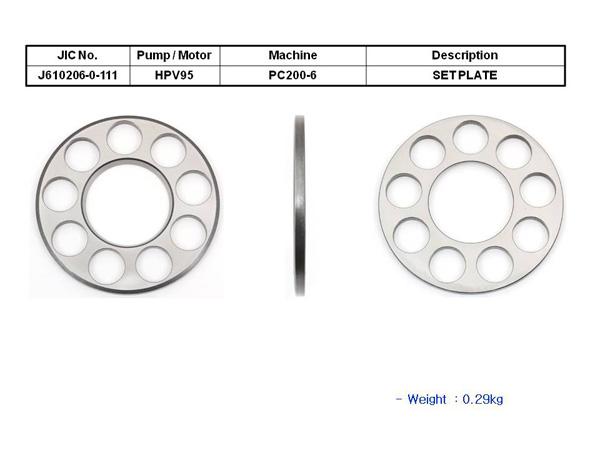 JIC HPV95 Set Plate & Ball Guide - SealKitIndia.com