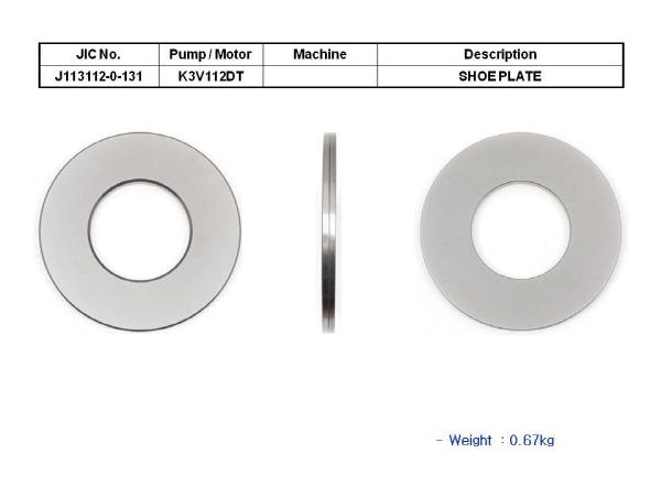 JIC K3V112DT Shoe Plate - SealKitIndia.com