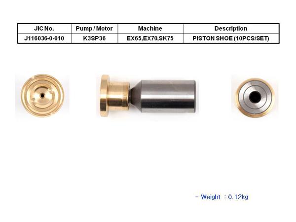 JIC K3SP36 Piston Shoe Set (10 pieces/Set) - SealKitIndia.com