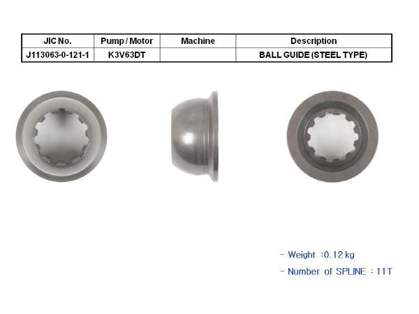 JIC K3V63DT Set Plate + Ball Guide (Steel) - SealKitIndia.com