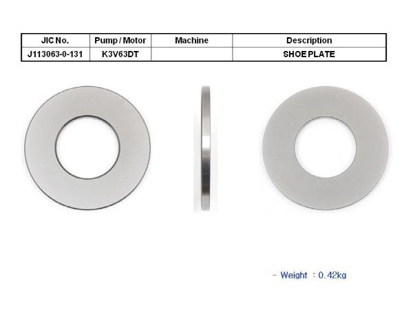 JIC K3V63DT Shoe Plate - SealKitIndia.com