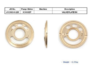 JIC K3V63DT Valve Plate RH - SealKitIndia.com