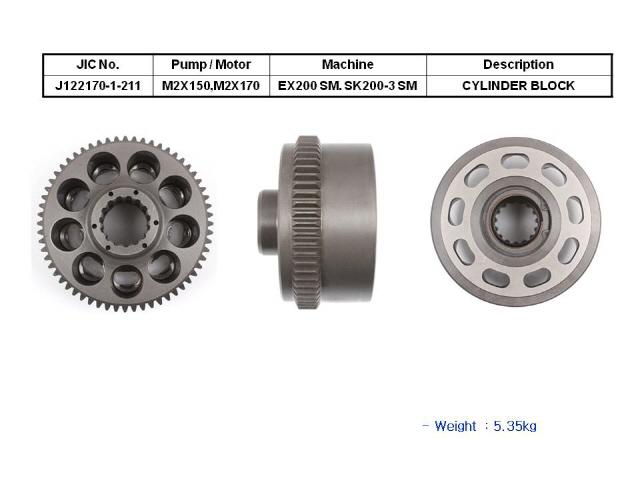JIC M2X170/M2X150 Cylinder Block - SealKitIndia.com