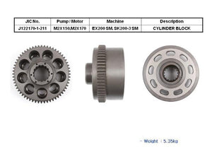 JIC M2X170/M2X150 Cylinder Block - SealKitIndia.com