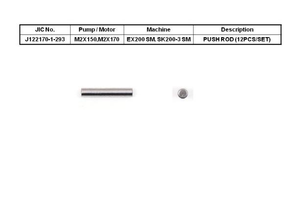JIC M2X170/M2X150 Push Rod(12 pieces/Set) - SealKitIndia.com