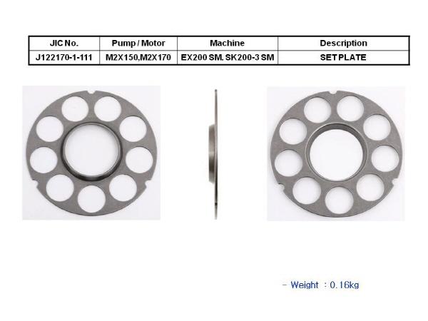 JIC M2X170/M2X150 Set Plate & Ball Guide - SealKitIndia.com