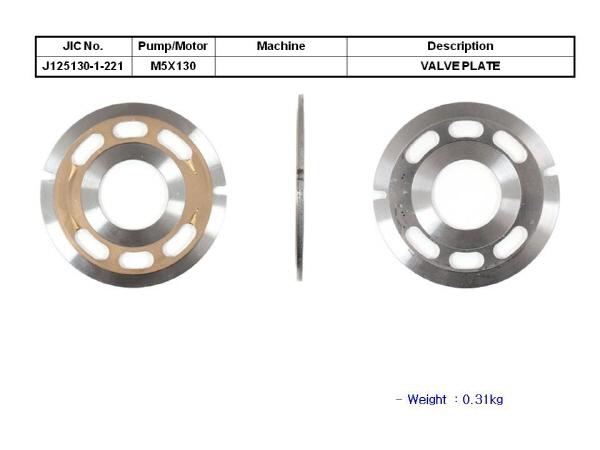 JIC M5X130 Valve Plate - SealKitIndia.com
