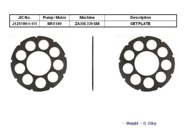 JIC M5X180CHB Set Plate - SealKitIndia.com