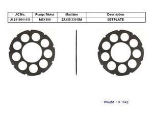 JIC M5X180CHB Set Plate - SealKitIndia.com
