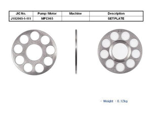 JIC MFC065 Set Plate & Ball Guide - SealKitIndia.com