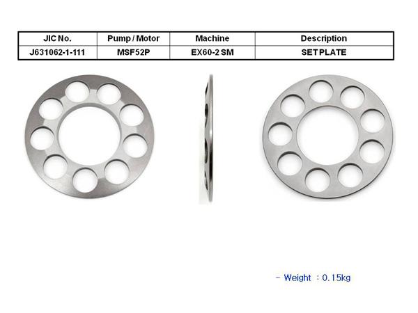 JIC MSF52P-2 Plate Set & Holder - SealKitIndia.com
