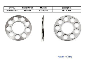 JIC MSF52P-2 Plate Set & Holder - SealKitIndia.com