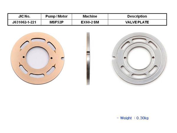 JIC MSF52P-2 Valve Plate - SealKitIndia.com