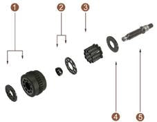 JIC MSF-89P-JN-V Piston Shoe Set (9 Pieces/Set) - SealKitIndia.com