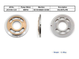 JIC MSF-89P-JN-V Valve Plate - SealKitIndia.com
